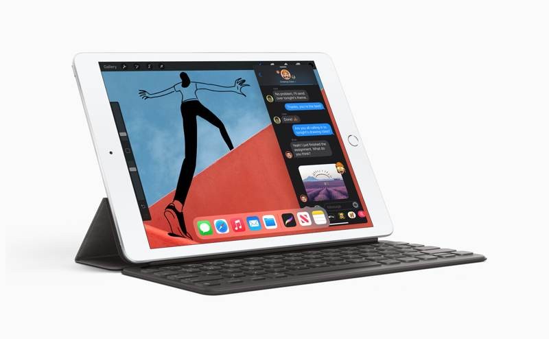 Νέο iPad 8ης γενιάς με οθόνη 10.2'' και Touch ID