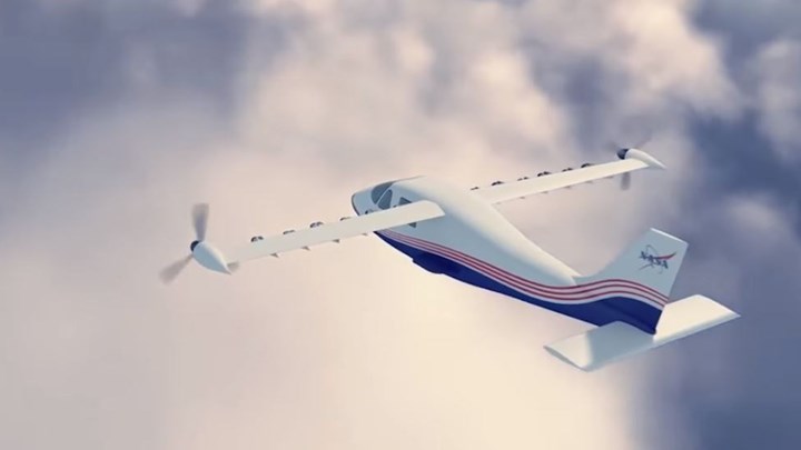 Η NASA παρουσίασε το πρώτο ηλεκτρικό αεροπλάνο της
