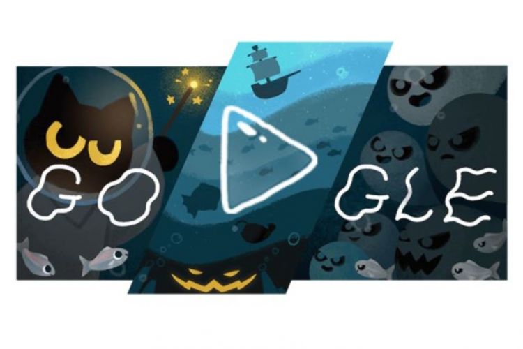 Google: Γιορτάζει το Halloween με το σημερινό της doodle